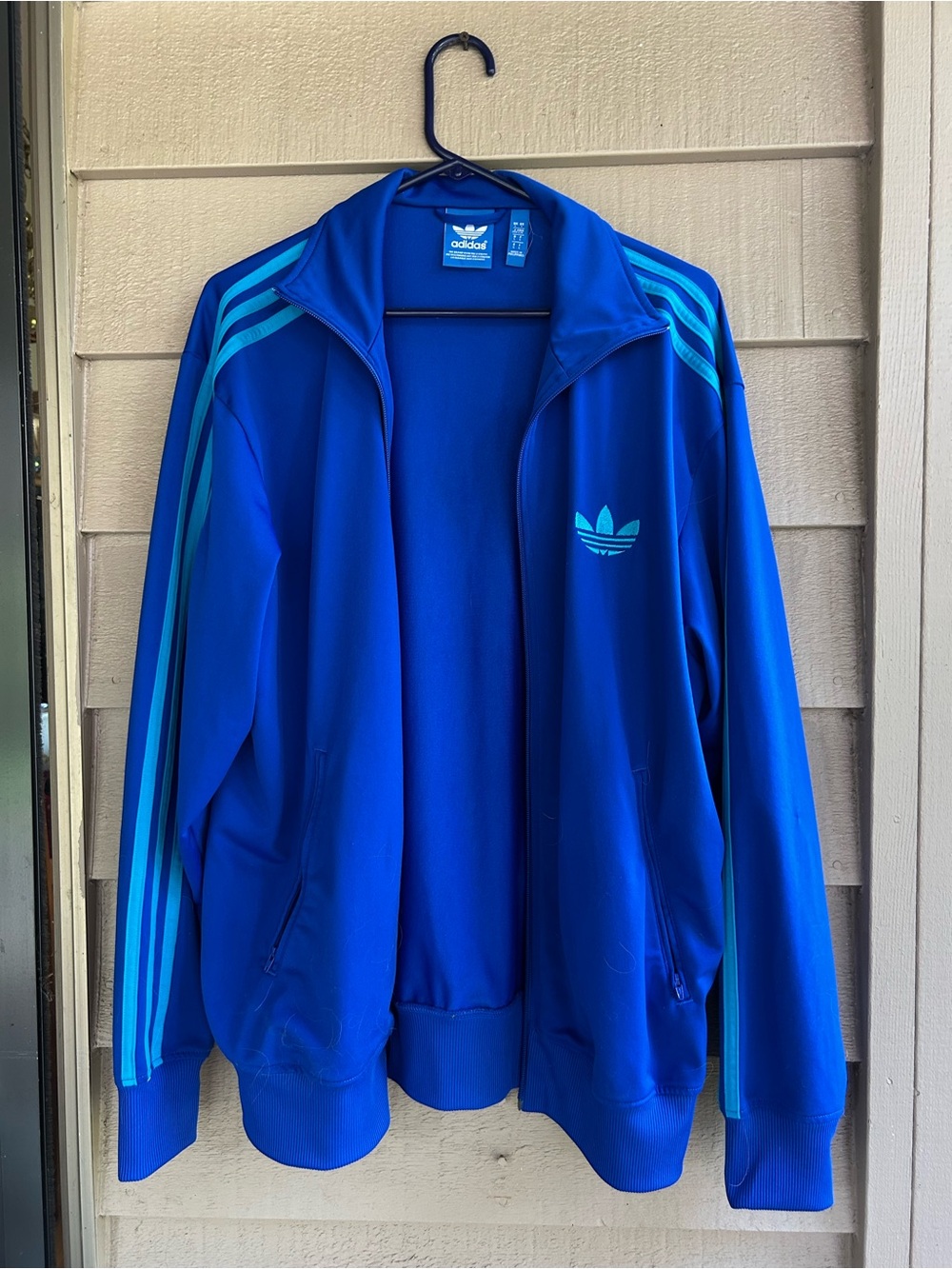 adidas Blue Trefoil Track Jacket